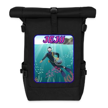 Jeju Haenyeo – Les plongeuses légendaires de Corée - Sac à dos roll top - noir - Devant