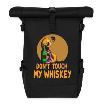 Whiskey Saying Whiskey Drinker Whiskey Lovers - Roll Top Backpack - black - Front