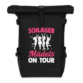 Schlager Girls on Tour Schlager Party Girls' Night Out - Roll Top Backpack - black - Front