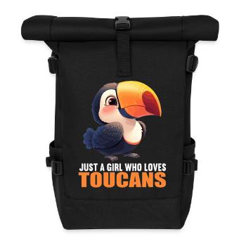 Toucans Toucan - Roll Top Backpack - black - Front