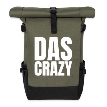 The Crazy Youth Language Insider Mème Cool Crazy - Sac à dos roll top - olive/noir - Devant