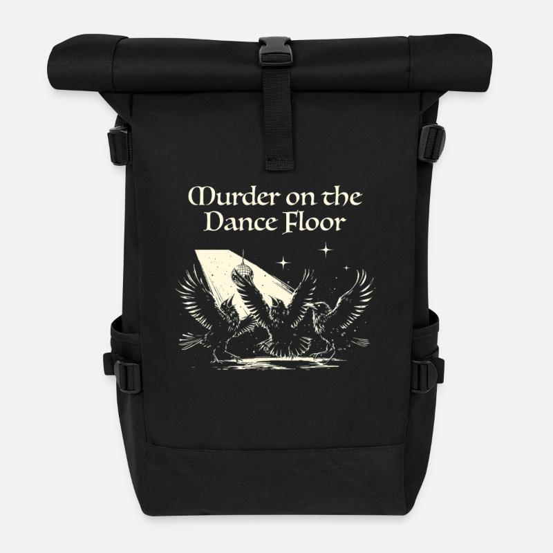 Murder on the Dance Floor Krähen - Rolltop Rucksack - Schwarz