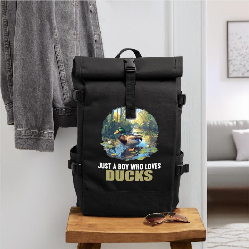 Ducks Duck Roll Top Backpack