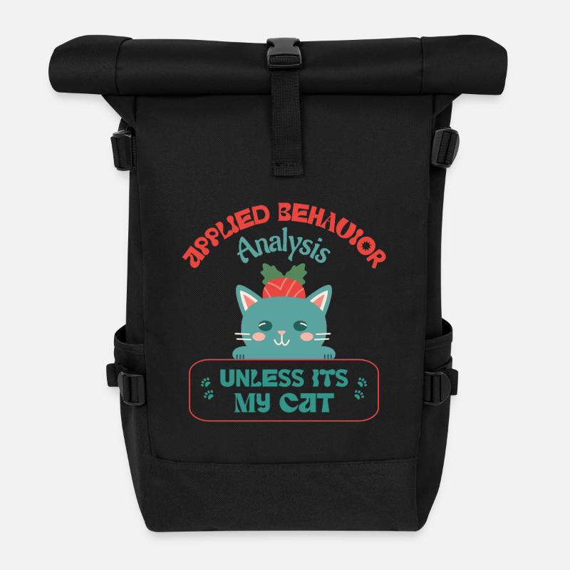 La neurodiversité est mon superpouvoir - Sac à dos roll top - noir