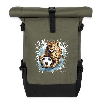 Équipe de football des guépards - Sac à dos roll top - olive/noir - Devant