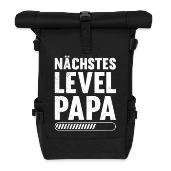 Gamer NEXT LEVEL DAD Funny - Roll Top Backpack - black - Front