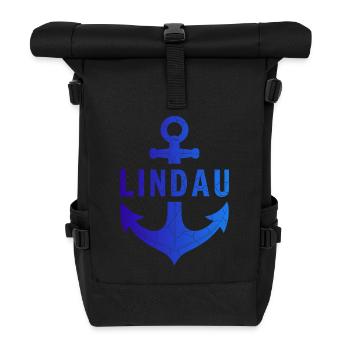 Anker Lindau Bodensee - Rolltop Rucksack - Schwarz - Vorne