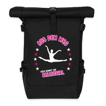 Ballet Ballet Ballet Danseuse Ballerine - Sac à dos roll top - noir - Devant
