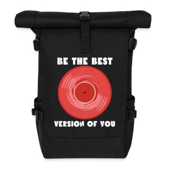 Best Version of You - Roll Top Backpack - black - Front