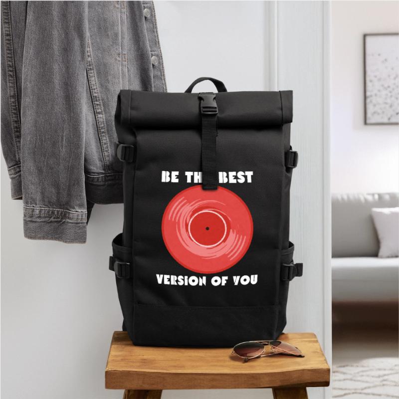 Die beste Version von dir Rolltop Rucksack