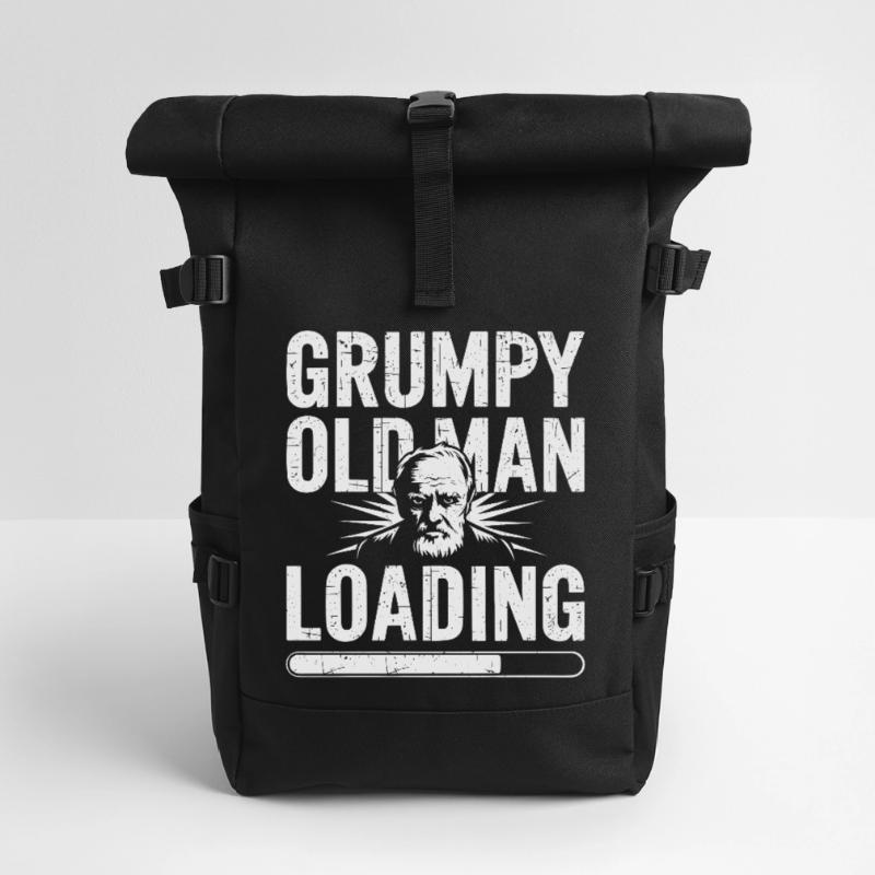 GrumpyOldMan Loading Bar Roll Top Backpack