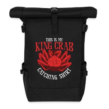 Crabe royal d’Alaska - Sac à dos roll top - noir - Devant