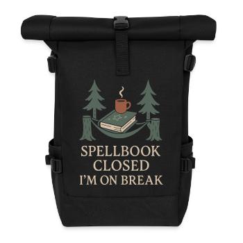 Booktok Fantasy Bookish Humor Geschenk Für - Rolltop Rucksack - Schwarz - Vorne