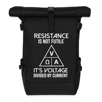 Physics Physicist Physics Student Physics Teacher - Roll Top Backpack - black - Front