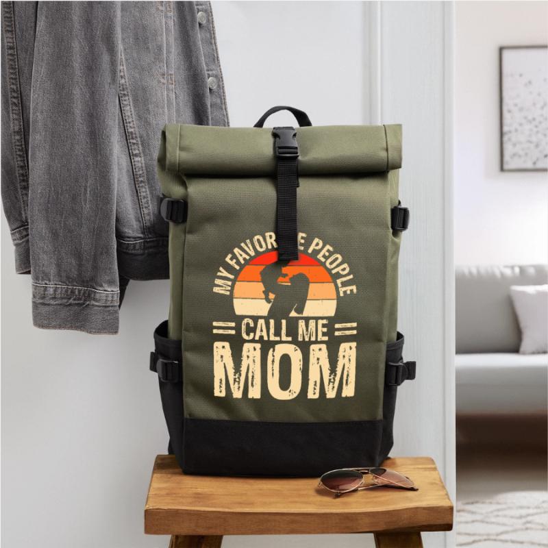 Mama Muttertag Geschenk Weihnachtsgeschenke   Rolltop Rucksack