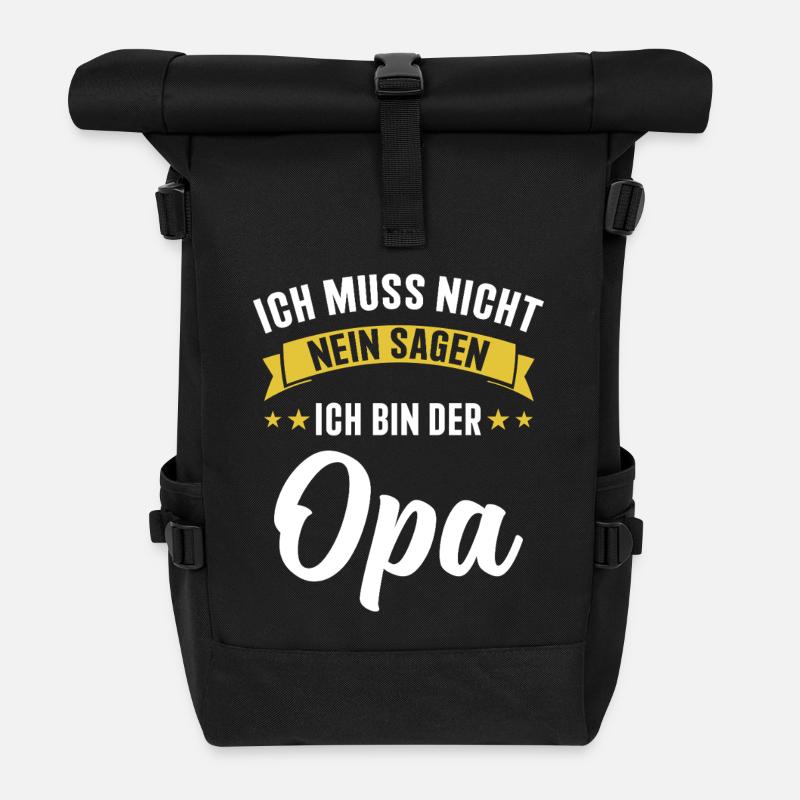 Non devo dire di no, sono nonno divertente - Zaino Rolltop - nero