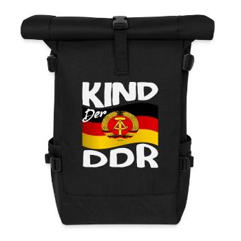 Ossi Spruch Kind Der DDR Stolz - Rolltop Rucksack - Schwarz - Vorne
