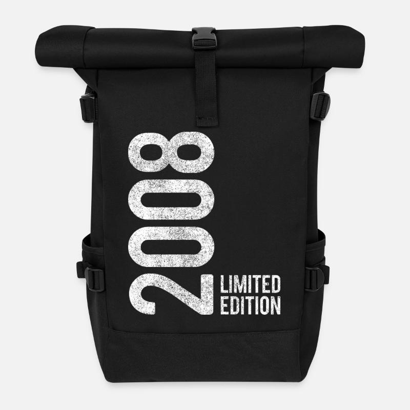 17e anniversaire 2008 Édition limitée Jeunes filles - Sac à dos roll top - noir
