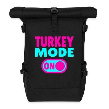 Mode dinde activé - Sac à dos roll top - noir - Devant