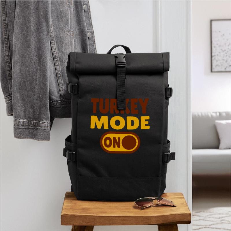 Mode dinde activé Sac à dos roll top