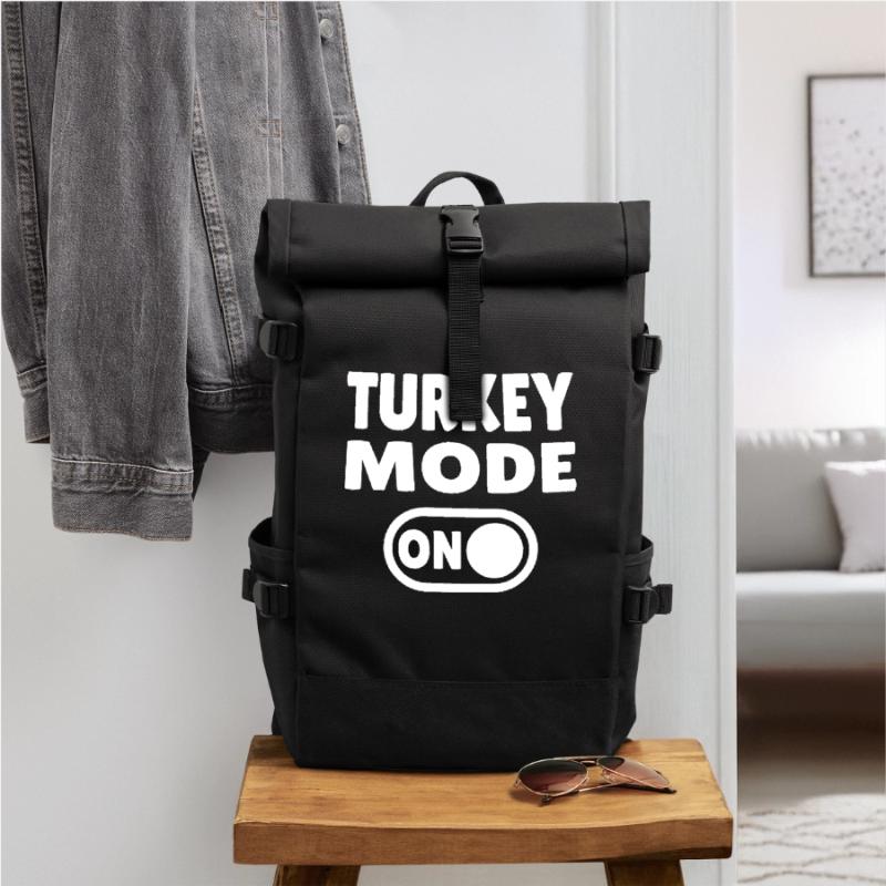 Mode dinde activé Sac à dos roll top