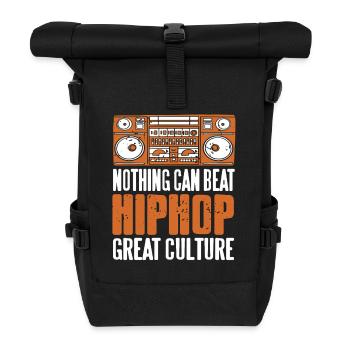Nothing Can Beat Urban Beat Flow Culture - Rolltop Rucksack - Schwarz - Vorne