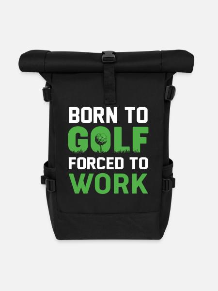 Golf - Rolltop Rucksack - Schwarz