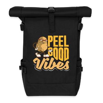 Taters Over Haters Kartoffel - Rolltop Rucksack - Schwarz - Vorne