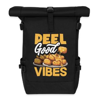 Taters Over Haters Kartoffel - Rolltop Rucksack - Schwarz - Vorne