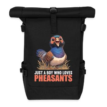 Pheasants Pheasant - Roll Top Backpack - black - Front