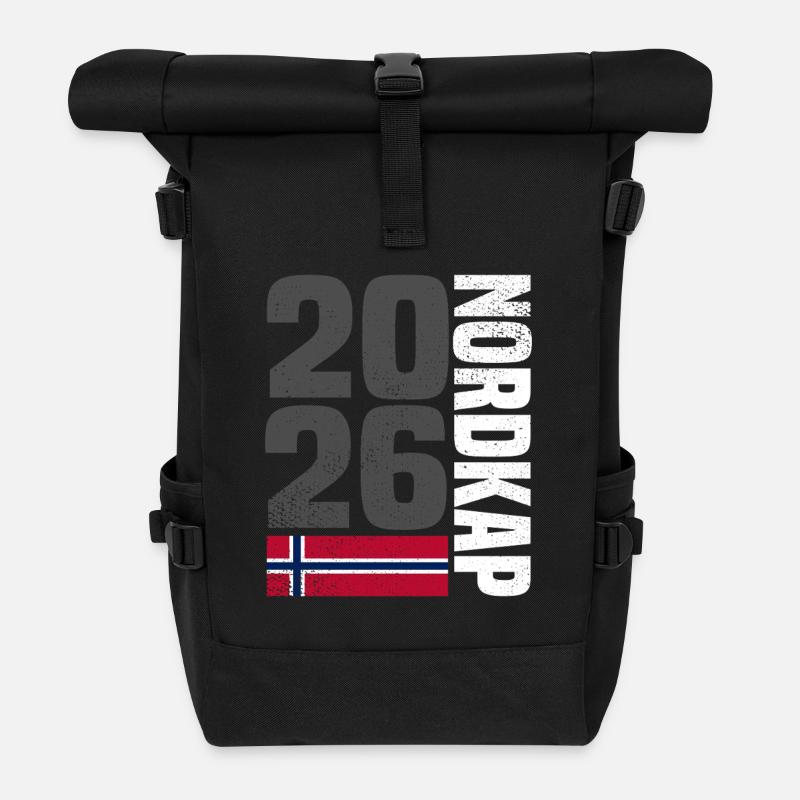 Norvège Cap-Nord 2026 - Sac à dos roll top - noir