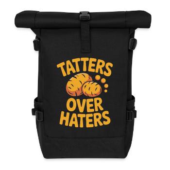 Tatters Over Haters Kartoffel - Rolltop Rucksack - Schwarz - Vorne
