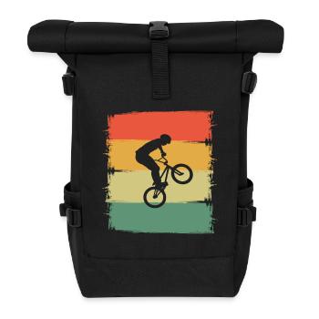 Bmx - Rolltop Rucksack - Schwarz - Vorne