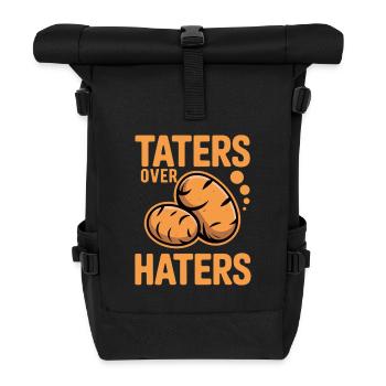Tatters Over Haters Kartoffel - Rolltop Rucksack - Schwarz - Vorne