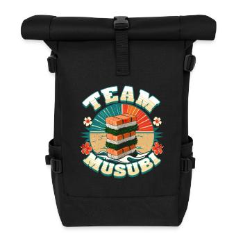 Team Musubi - Roll Top Backpack - black - Front