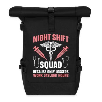  Hematology Nursing School Hem/Onc Nurse - Roll Top Backpack - black - Front