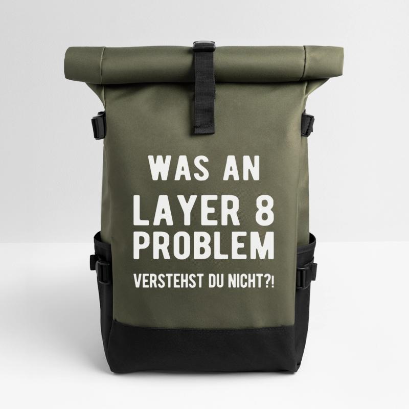 Informatik Admin Entwickler Informatiker Coder Rolltop Rucksack