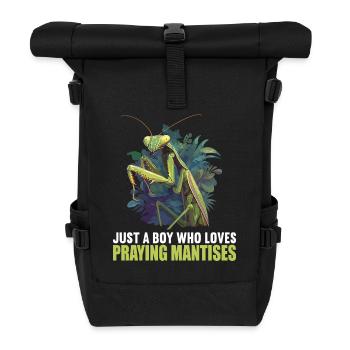 Gottesanbeterinnen Gottesanbeterin - Rolltop Rucksack - Schwarz - Vorne