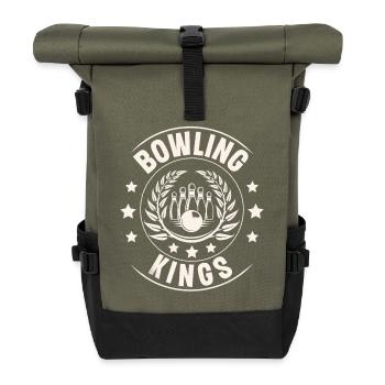 Bowling - Rolltop Rucksack - Olive/Schwarz - Vorne
