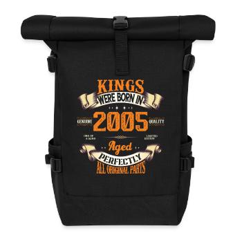 kings born in 2005 - Sac à dos roll top - noir - Devant