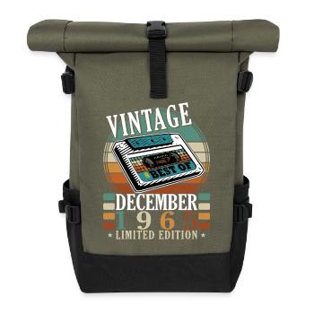 Vintage 1965 Limited Edition Best Of - Roll Top Backpack - olive/black - Front
