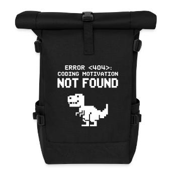 Debugging Programming Humor Engineer - Roll Top Backpack - black - Front