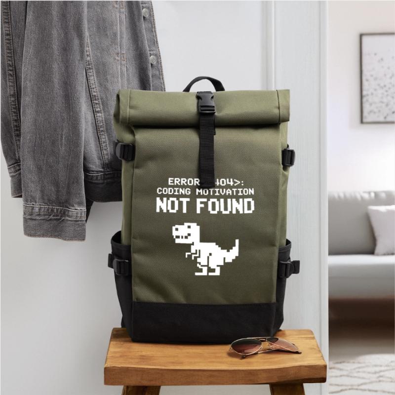 Debugging Programming Humor Engineer Roll Top Backpack