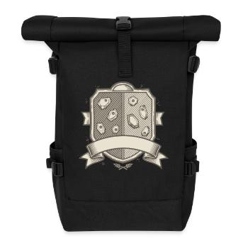 Emblème de conception de l’insigne de l’escalade - Sac à dos roll top - noir - Devant