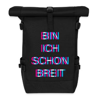 Hardtekk Tekk - Rolltop Rucksack - Schwarz - Vorne