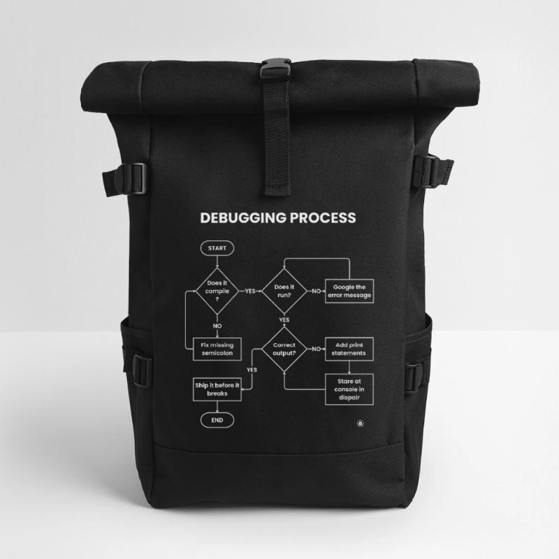 Debugging-Prozess – Gift vor den Pausen versenden Rolltop Rucksack
