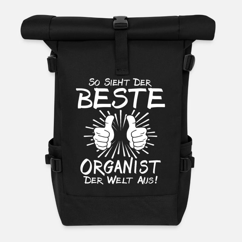 Bester Organist - Rolltop Rucksack - Schwarz