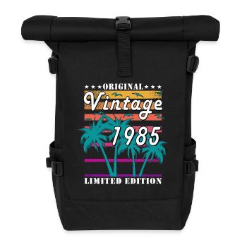 Vintage 1985 Limited Edition Palm - Roll Top Backpack - black - Front