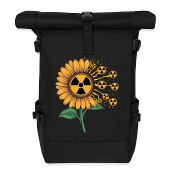Sunflower Radiation Core - Roll Top Backpack - black - Front