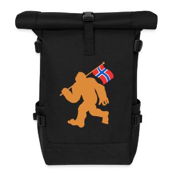 Norvège Oslo Scandinavie Norvégien - Sac à dos roll top - noir - Devant